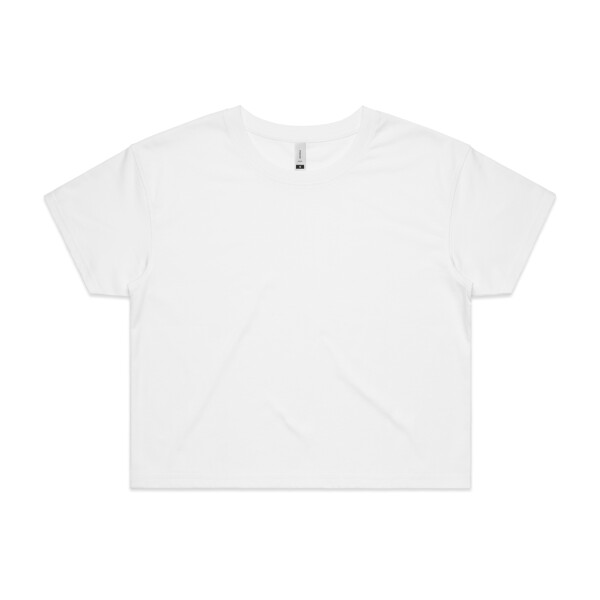 Front of Customisable Woman's Crop T Shirt