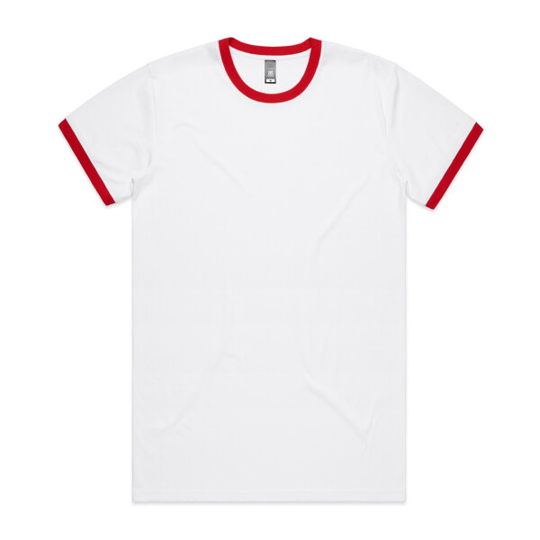FRONT View of AS COLOUR / RINGER TEE
